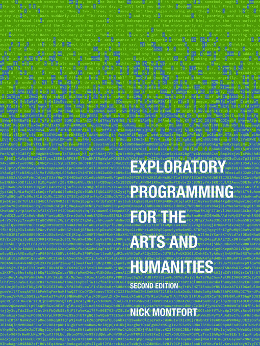 Cover image for Exploratory Programming for the Arts and Humanities